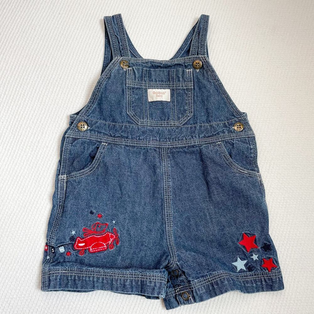 Oshkosh Baby Vintage Patriotic Shortalls